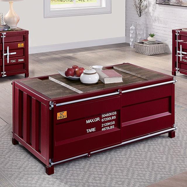  Furniture of America Dicargo Coffee Table CM4789RD-C IMAGE 1