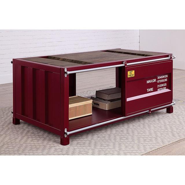  Furniture of America Dicargo Coffee Table CM4789RD-C IMAGE 5