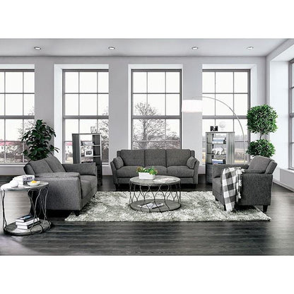  Furniture of America Yazmin Stationary Fabric Loveseat CM6020-LV IMAGE 2
