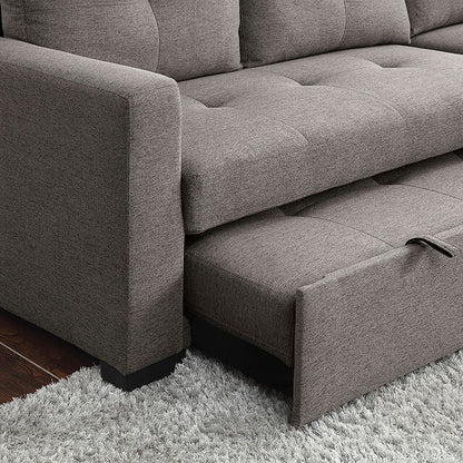  Furniture of America Polly Fabric Sectional CM6068GY-SECT IMAGE 4