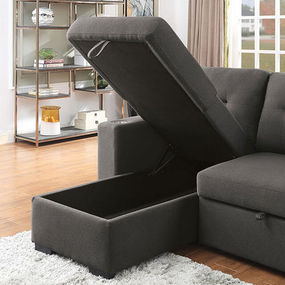  Furniture of America Sammy Fabric Sectional CM6069DG-SECT IMAGE 4