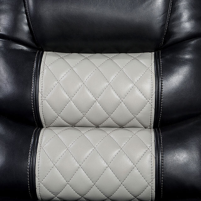  Furniture of America Leipzig Power Reclining Leatherette Loveseat CM6080-LV-PM IMAGE 6