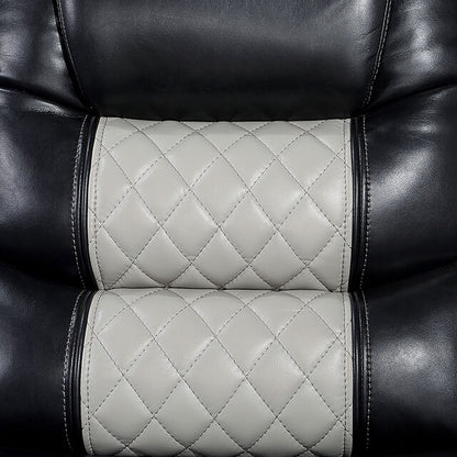  Furniture of America Leipzig Power Reclining Leatherette Loveseat CM6080-LV-PM IMAGE 6