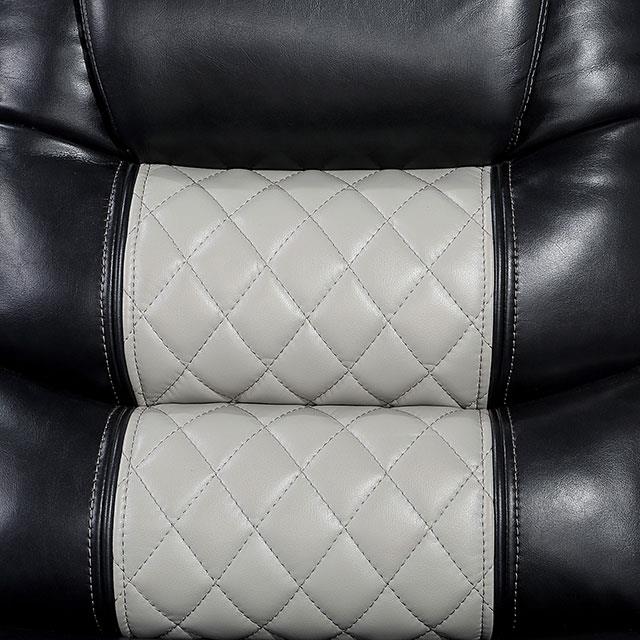  Furniture of America Leipzig Power Reclining Leatherette Sofa CM6080-SF-PM IMAGE 4
