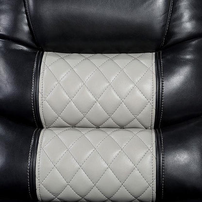  Furniture of America Leipzig Power Reclining Leatherette Sofa CM6080-SF-PM IMAGE 4