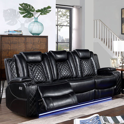  Furniture of America Lubeck CM6081-SF-PM Power Sofa IMAGE 1