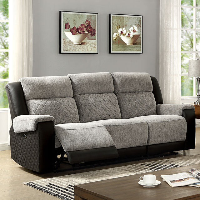  Furniture of America Silverton Power Reclining Sofa CM6082-SF-PM IMAGE 1