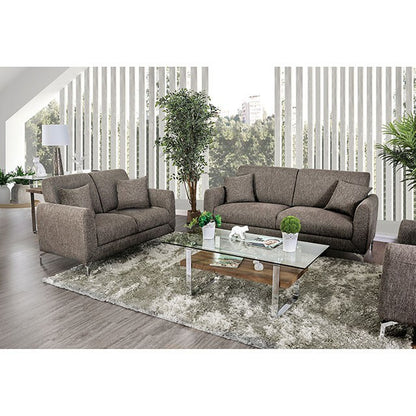  Furniture of America Lauritz Stationary Sofa CM6088BR-SF-VN IMAGE 2