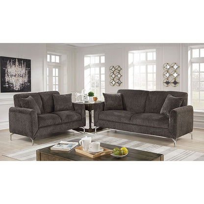  Furniture of America Lauritz Stationary Sofa CM6088DG-SF IMAGE 2