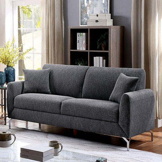  Furniture of America Lauritz Stationary Sofa CM6088GY-SF IMAGE 1