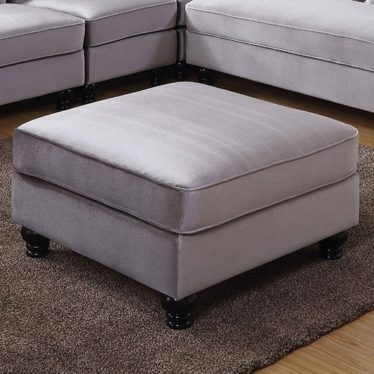 Furniture of America Jolanda CM6158GY-OT Ottoman IMAGE 1