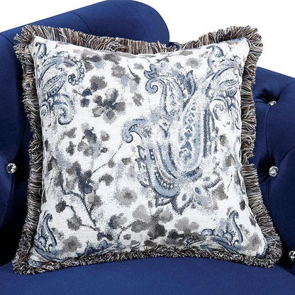  Furniture of America Jolanda Stationary Fabric Loveseat CM6159BL-LV-VN IMAGE 4