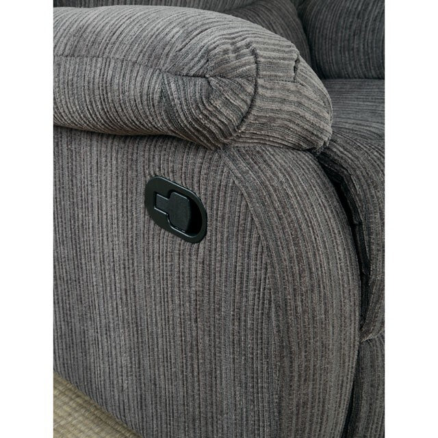  Furniture of America Millville Reclining Fabric Sofa CM6173GY-SF IMAGE 2