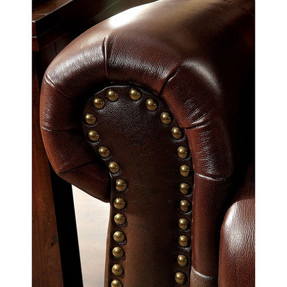  Furniture of America Turton Stationary Leather Match Chair CM6191CH IMAGE 3