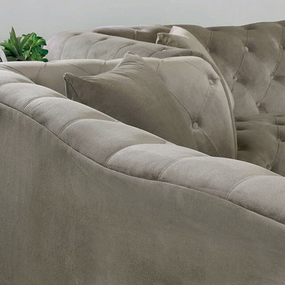 Furniture of America Louella Stationary Fabric Sofa CM6210GY-SF IMAGE 5