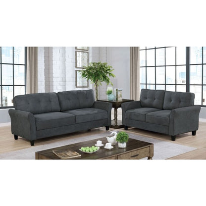  Furniture of America Alissa Stationary Fabric Sofa CM6213GY-SF IMAGE 2