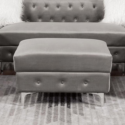 Furniture of America Ciabattoni CM6256GY-OT Ottoman IMAGE 1