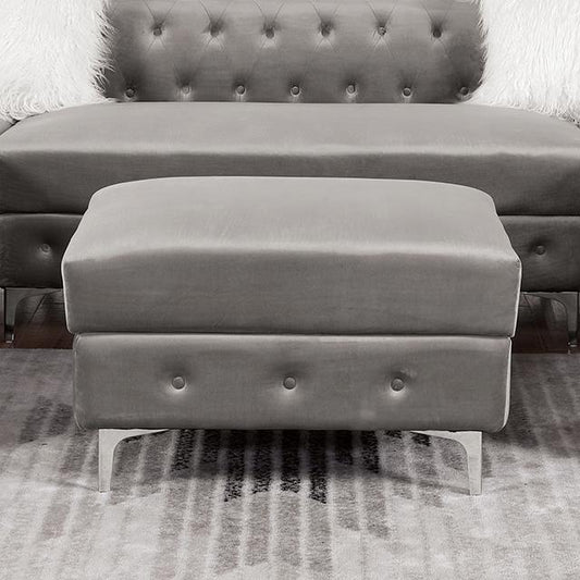Furniture of America Ciabattoni CM6256GY-OT Ottoman IMAGE 1