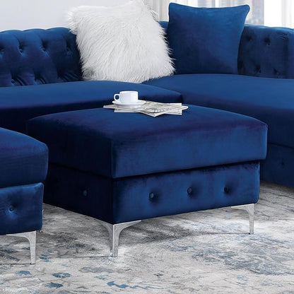  Furniture of America Ciabattoni CM6256NV-OT Ottoman IMAGE 1
