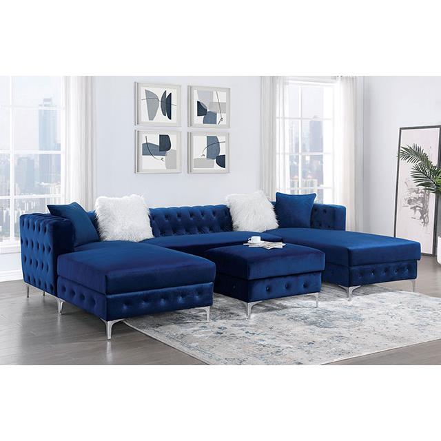  Furniture of America Ciabattoni CM6256NV-OT Ottoman IMAGE 2