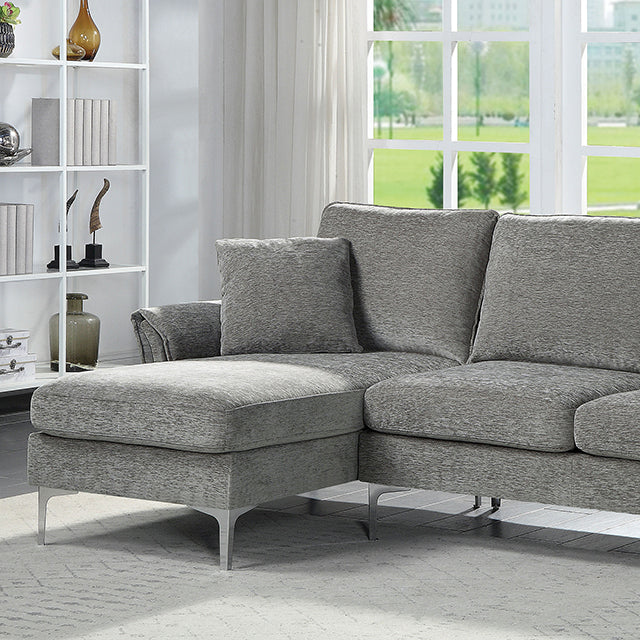  Furniture of America Cirebon Sectional CM6257GY-SECT IMAGE 1