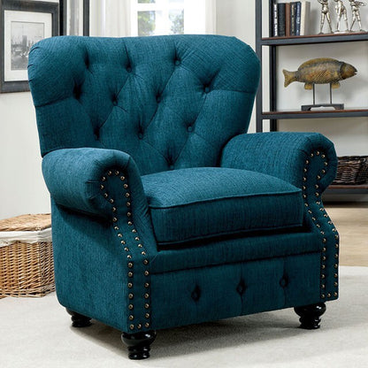  Furniture of America Stanford Stationary Fabric Chair CM6269TL-CH-VN IMAGE 1