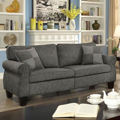 Furniture of America Rhian Stationary Fabric Sofa CM6328GY-SF-VN IMAGE 3
