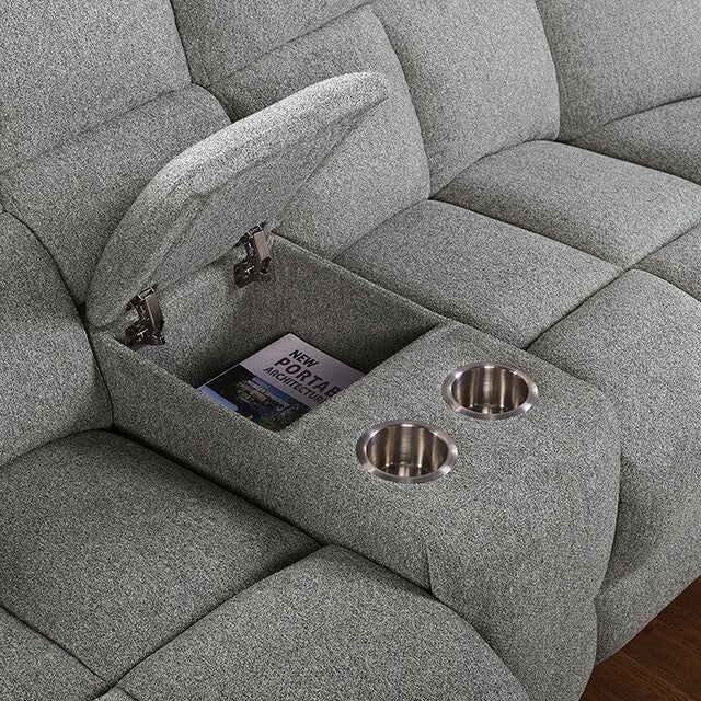  Furniture of America Lynette Reclining Fabric Sectional CM6345-SECT IMAGE 6