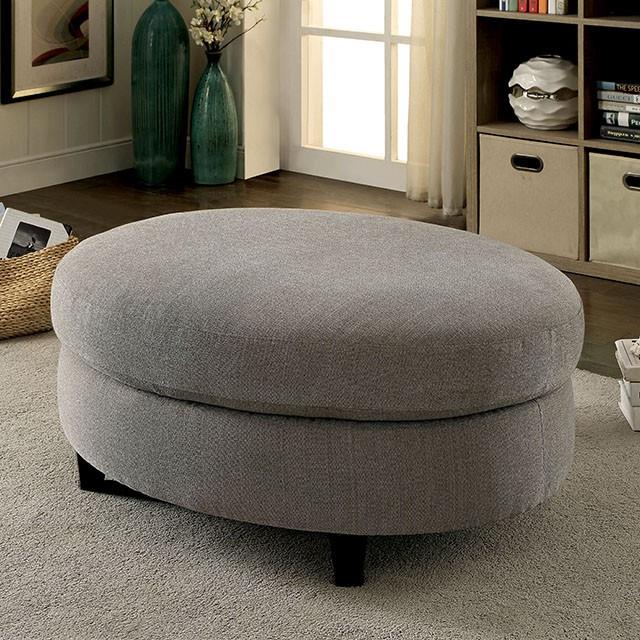  Furniture of America Sarin Fabric Ottoman CM6370-OT IMAGE 1