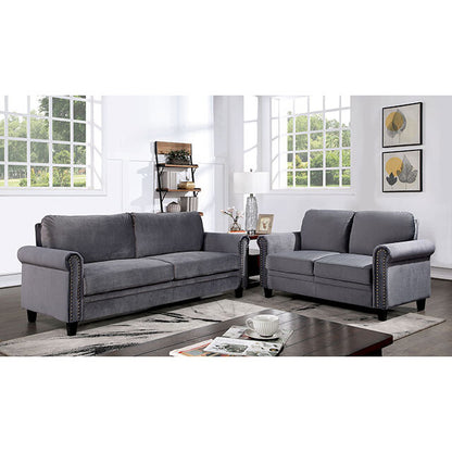  Furniture of America Noranda Stationary Fabric Loveseat CM6450-LV IMAGE 2