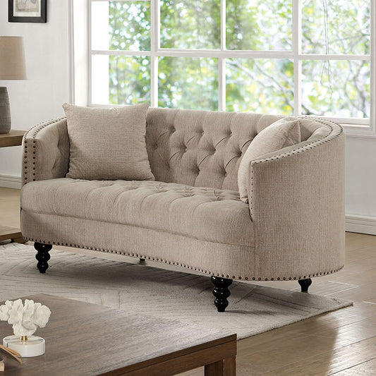  Furniture of America Francoise Fabric Loveseat CM6460-LV IMAGE 1