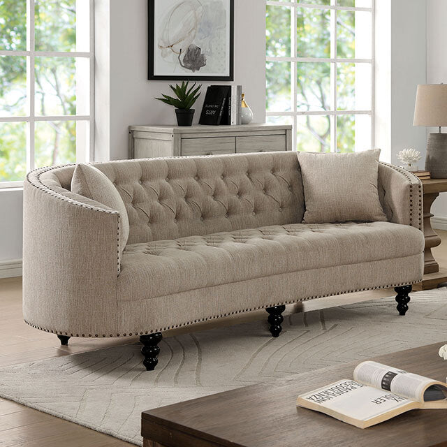  Furniture of America Francoise Fabric Sofa CM6460-SF IMAGE 1