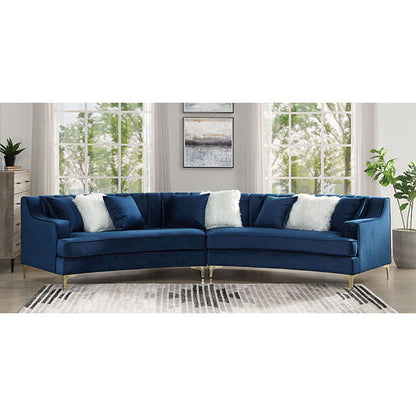  Furniture of America Selena Fabric Sectional CM6491NV-SECT IMAGE 2