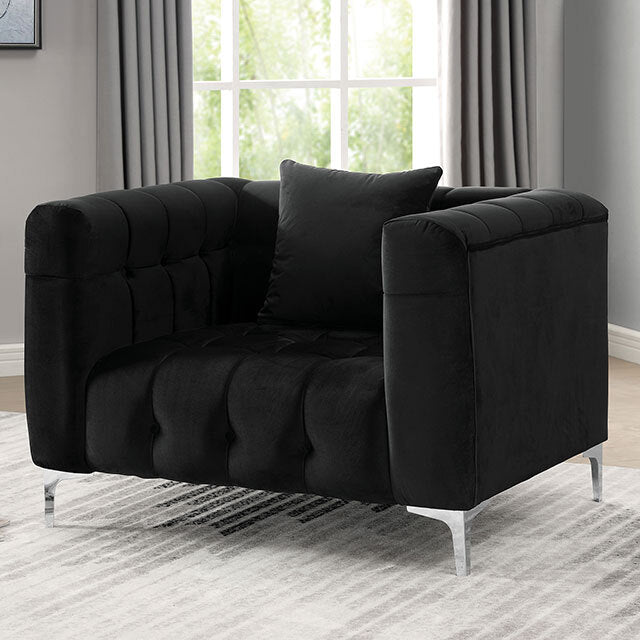  Furniture of America Thalassa Fabric Chair CM6494-CH IMAGE 1
