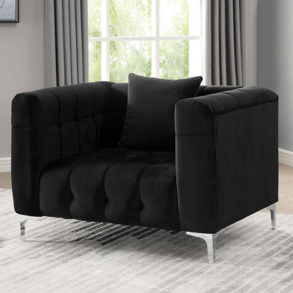  Furniture of America Thalassa Fabric Chair CM6494-CH IMAGE 1