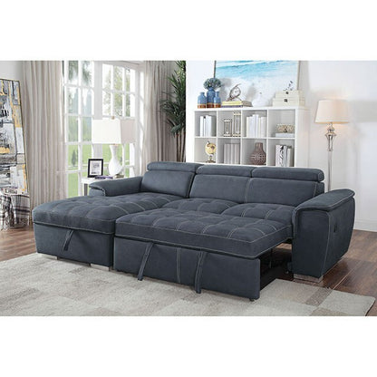  Furniture of America Patty Sectional CM6514BL-SECT IMAGE 4