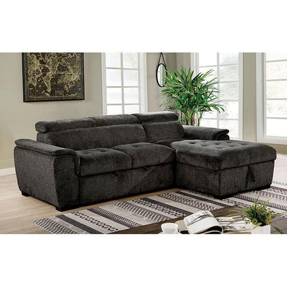 Furniture of America Patty Fabric Sectional CM6514DG-SECT IMAGE 2