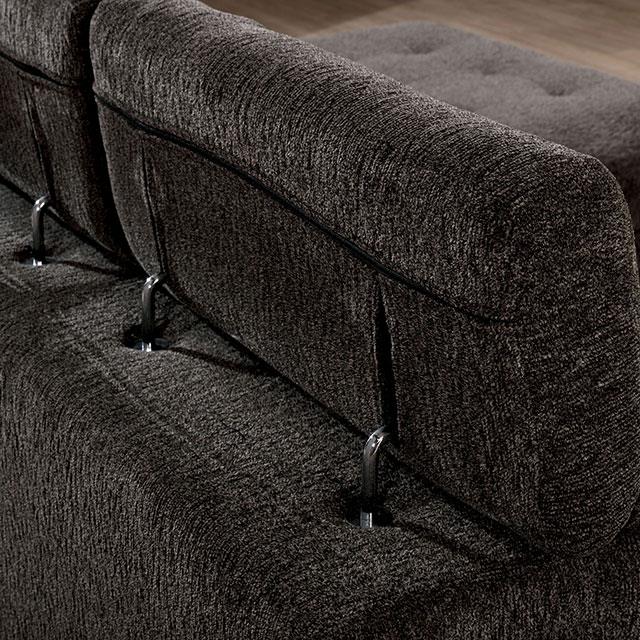  Furniture of America Patty Fabric Sectional CM6514DG-SECT IMAGE 6