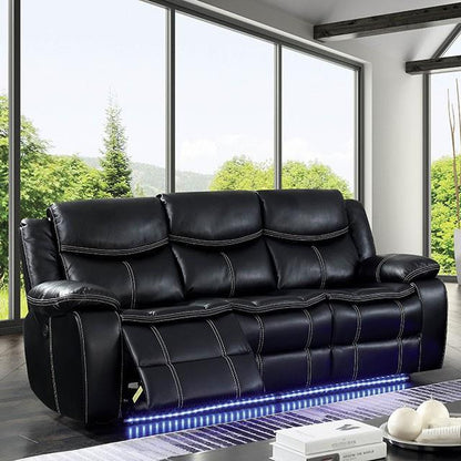  Furniture of America Sirius Power Reclining Leather Look Sofa CM6567-SF IMAGE 8