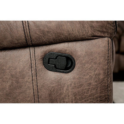  Furniture of America Celia Reclining Leather Look Sofa CM6583-SF IMAGE 6