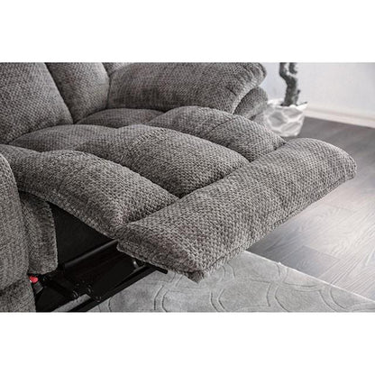  Furniture of America Irene Reclining Fabric Sectional CM6585GY-SECT IMAGE 6