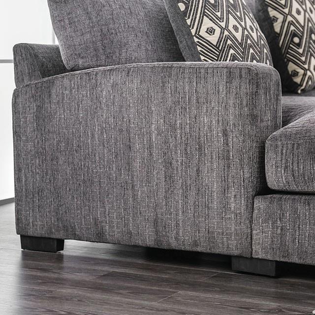 Furniture of America Kaylee CM6587-SECT-L-R L-Sectional w/ Right Chaise IMAGE 6