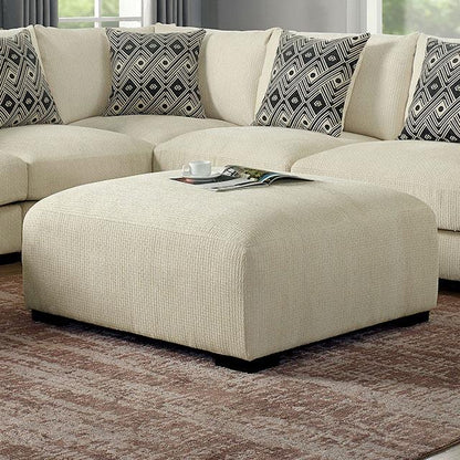 Furniture of America Kaylee CM6587BG-OT Ottoman IMAGE 1