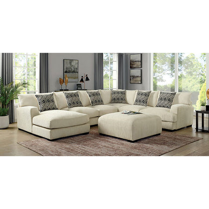  Furniture of America Kaylee Fabric Sectional CM6587BG-SECT IMAGE 2