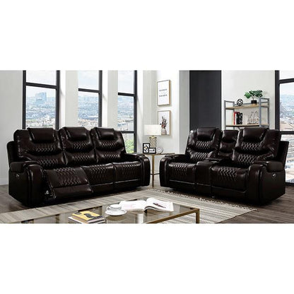 Furniture of America Marley CM6894BR-LV Power Love Seat IMAGE 2