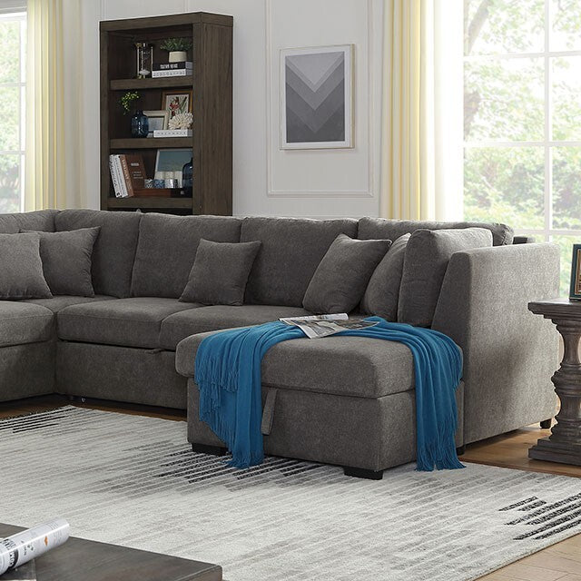  Furniture of America Bethan Fabric Sectional CM6946-SECT IMAGE 1