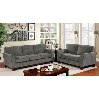  Furniture of America Caldicot CM6954GY-LV Love Seat IMAGE 2