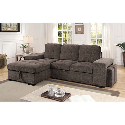  Furniture of America Jamiya Fabric Sectional CM6959GY-SECT IMAGE 1