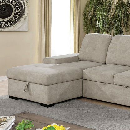  Furniture of America Jamiya Fabric Sectional CM6959LG-SECT IMAGE 3