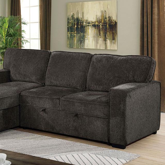 Furniture of America Ines CM6964DG-SECT Sectional IMAGE 1